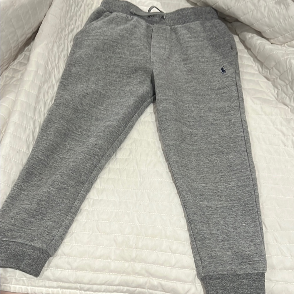 Polo gray sweats size 6 kids